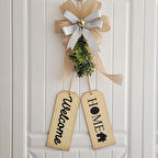 Eskitme Sarkıt Model Özel Tasarım Kapı Süsü Duvar Süsü Hediyelik 50 cm