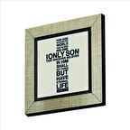 Yuhanna 3:16 Baskılı MDF  Magnet(KRG-106)Buzdolabı Süsü