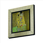 Öpücük (Gustav Klimt, 1907) Baskılı MDF  Magnet(KRG-169)