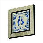 Hollanda Görseli Baskılı MDF  Magnet(KRG-026)Buzdolabı Süsü