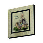 Notre Dame Baskılı MDF  Magnet(KRG-005)Buzdolabı Süsü