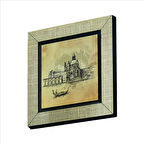 Venedik Görseli Baskılı MDF  Magnet(KRG-050)Buzdolabı Süsü