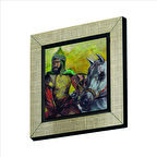 Selahaddin Eyyubi Tasviri Baskılı MDF  Magnet(KRG-086)Buzdolabı Süsü