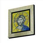 Ayasofya Hz. İsa Mozaiği Baskılı MDF  Magnet(KRT-010)Buzdolabı Süsü