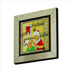 Osmanlı Diş Hekimi Minyatürü Baskılı MDF  Magnet(KRT-122)Buzdolabı Süsü