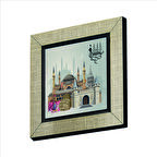 İstanbul Sembolik Yerler Baskılı MDF  Magnet(KRT-028)
