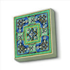 İtalyan Deseni Baskılı Doğaltaş  Magnet(KD-077)Buzdolabı Süsü