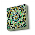 Çini Desen Baskılı Doğaltaş  Magnet(KD-009)Buzdolabı Süsü