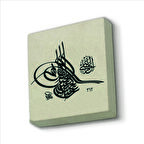 2.Abdülhamid’in Tuğrası Baskılı Doğaltaş  Magnet(KH-215)Buzdolabı Süsü