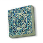 İtalyan Deseni Baskılı Doğaltaş  Magnet(KD-074)Buzdolabı Süsü