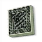 İhlas Suresi Baskılı Doğaltaş  Magnet(KH-098)Buzdolabı Süsü