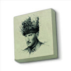 Atatürk Baskılı Doğaltaş  Magnet(KRT-106)Buzdolabı Süsü