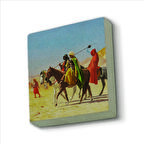 Çölde Atlılar (Jean-Léon Gérôme, 1870) Baskılı Doğaltaş  Magnet(KRT-135)Buzdolabı Süsü