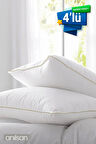 4'lü Nano Jel Yastık, 50x70cm - Otel Yastığı - Sağlıklı Uyku Için En Iyi Yastık Seçeneği