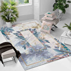 Kaymaz Taban Yıkanabilir Halı – Mutfak, Salon, Yatak Odası için Modern Dijital Baskı Halı