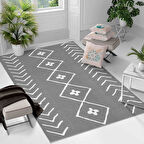 Kaymaz Taban Yıkanabilir Halı – Mutfak, Salon, Yatak Odası için Modern Dijital Baskı Halı (SLNHAL178)