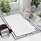 Kaymaz Taban Yıkanabilir Halı – Mutfak, Salon, Yatak Odası için Modern Dijital Baskı Halı