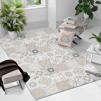 Kaymaz Taban Yıkanabilir Halı – Mutfak, Salon, Yatak Odası için Modern Dijital Baskı Halı