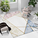 Kaymaz Taban Yıkanabilir Halı – Mutfak, Salon, Yatak Odası için Modern Dijital Baskı Halı