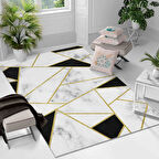 Kaymaz Taban Yıkanabilir Halı – Mutfak, Salon, Yatak Odası için Modern Dijital Baskı Halı