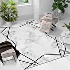 Kaymaz Taban Yıkanabilir Halı – Mutfak, Salon, Yatak Odası için Modern Dijital Baskı Halı