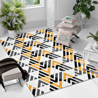 Kaymaz Taban Yıkanabilir Halı – Mutfak, Salon, Yatak Odası için Modern Dijital Baskı Halı