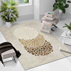 Kaymaz Taban Yıkanabilir Halı – Mutfak, Salon, Yatak Odası için Modern Dijital Baskı Halı