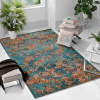 Kaymaz Taban Yıkanabilir Halı – Mutfak, Salon, Yatak Odası için Modern Dijital Baskı Halı