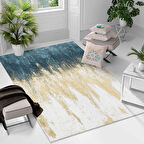 Kaymaz Taban Yıkanabilir Halı – Mutfak, Salon, Yatak Odası için Modern Dijital Baskı Halı