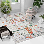 Kaymaz Taban Yıkanabilir Halı – Mutfak, Salon, Yatak Odası için Modern Dijital Baskı Halı