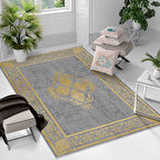 Kaymaz Taban Yıkanabilir Halı – Mutfak, Salon, Yatak Odası için Modern Dijital Baskı Halı