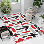 Kaymaz Taban Yıkanabilir Halı – Mutfak, Salon, Yatak Odası için Modern Dijital Baskı Halı (SLNHAL158)