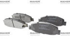 Maher 94 Fren Balata Canter 519 Takım 4 Adet On