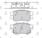 Maher 00241 Fren Balata Accord 08-15 Disk Arka 43022TA0A00