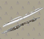 Maher 05566 Plaka Bakaliti Bagaj Kapak Corolla 10-12 Krom 7681112B50