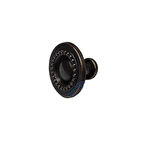 Dekoratif Zamak Düğme - 23x23mm, Eskitme, 1 Adet