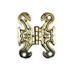 Dekoratif Sac Kelebek Menteşe - Küçük, Sarı, 1 Adet