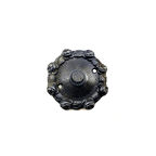 CEYLAN ADAM Antika Tarz Dekoratif Pirinç Güllü Kapı Zili - 75mm, Oksit