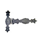 Antika Tarz Dekoratif Pirinç Kuyruklu Zambak Menteşe - 175x248 Mm, Oksit