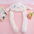 Sanrio Kuromi Cinnamoroll My Melody Şapka Kulakları Hareket Eden Şapka Işıklı Modlu Peluş Bere Şapka