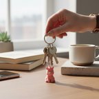 Sevimli Unicorn Anahtarlık - Modern Çanta Aksesuarı ve Hediye Figür - Pembe - 10 Adet