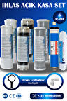 İhlas Cebilon Su Arıtma Cihazı Uyumlu 5 Aşama 80 GPD Süper Membranlı 1 Yıllık Filtre Seti