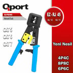 Qport Q-PEN6 Network Tools Cat5 RJ45 Pense Mavi