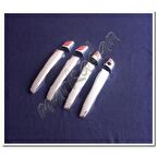 Markadan Peugeot 508 Sensörsüz Krom Kapı Kolu 2010 Sonrası 4 Kapı 8 Parça Paslanmaz Çelik