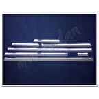 Markadan VW T5 Multivan Uzun Şasi Çift Sürgülü Krom Yan Kapı Çıtası 2003-2014 7 Parça Paslanmaz Çelik