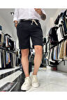 Modal Kemer Detaylı Erkek Şort