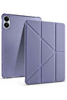 Xiaomi Redmi Pad Pro 12.1 Kılıf Kalemlikli Mars Tablet Kılıfı - Lila-(5796)