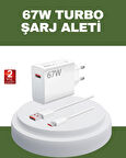 67 Watt Type C Hızlı Şarj Cihazı OnePlus 7 8 9 10 Uyumlu