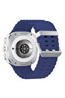 Watch 7 Ultra KR417 Rug Silikon Kordon - Lacivert-(5796)