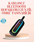 Taşınabilir Bluetooth Hoparlör Kırmızı IP67 Su Geçirmez